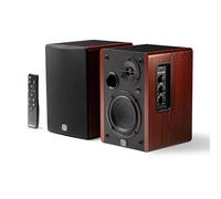 Altavoces de estantería inalámbricos Activos PreSonus Eris Accent BT: Altavoces Multimedia Bluetooth para Juegos de PC, Ordenador, TV y par de Altavoces (Madera)