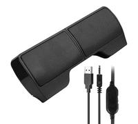 Altavoces De La Computadora USB - Clip En La Barra De Sonido Estéreo Para PC Portátil | Altavoz De Audio Con Alimentación USB Portátil, Altavoz Montado En Pantalla Compacto Para Monitor De Escritorio,
