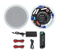 Altavoces de techo Herdio Bluetooth de 6,5 pulgadas y 320 W con montaje empotrado de 2 v?as en W