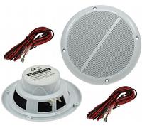 Altavoces de techo para interior/exterior (impermeables) 65 100 W 8 ohmios (par) Blanco - ProFTC