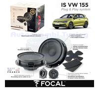Focal Altavoces 2 vías ISVW155 Inside 15,5 cm para Volkswagen Jetta VI (2010-2014)