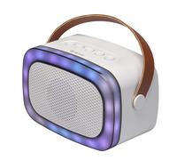 Altavoces Denver BTM-610 Portátiles Inalámbricos Bluetooth 10W iluminación LED multicolor Blanco