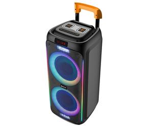 Altavoces Denver Party Speaker inalámbricos 60 W con TWS, Bluetooth y luces LED