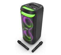 Energy Sistem Altavoz portátil Karaoke Party Speaker, Bluetooth 150W, 2 micrófonos inalámbricos, 6 h
