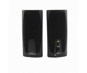 Altavoces Esperanza 2 vías alámbricos 6W para PC negro compactos