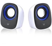 Altavoces Ewent Estéreo 2.0 5W RMS Blancas
