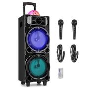 Altavoces Fenton Bluetooth portátiles 300W con karaoke y batería integrada