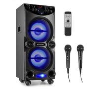 Altavoces Fenton Karaoke Bluetooth 400 W con luces LED y grabación