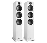 Altavoces Fenton Torre Cableados 500W blancos Bass Reflex 3 vías