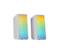 Altavoces Mars Gaming MSRGB2W/ 15W/ 2.0/ Blancos