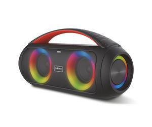 Altavoces Haeger Portátiles Inalámbricos 40W Bluetooth USB-C y MicroSD Negro