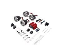 Altavoces Impermeables de Motocicleta de 3 Pulgadas Amplificador de 4 Canales Mp3 MúSica Sonido Audio Sistema de Amplificador EstéReo