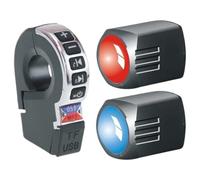 Altavoces inalámbricos para Motocicleta, de Audio para Manillar, Altavoces Impermeables con Cargador de teléfono, Accesorio de Audio para Bicicleta de Scooter, Dispositivo de Ciclismo con