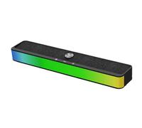 Altavoces Inalámbricos Para Televisión | Barra de Sonido RGB Para Ordenador Y Videojuegos,Altavoz Portátil Inalámbrico Para Juegos De PC Y Televisión,Para Ducha Fiesta Navidad Sala Patio Coche