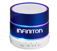 Altavoces Infiniton Bluetooth Portátil 3W con AUX y Radio FM Azul