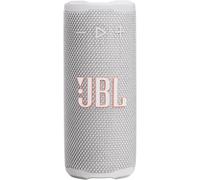 JBL Grip, Altavoz Bluetooth Compacto, Sonido JBL Pro, AI Sound Boost, Resistencia al Agua IP68, luz Ambiental, autonomía de 14 h, conexión Multi-Altavoz Auracast, aplicación JBL Portable, Blanco