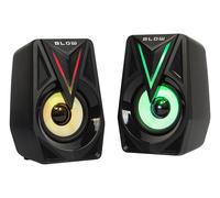 Altavoces LED PC Ordenador Portátil Multimedia 2.0 Audio Jack 3.5mm USB