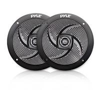Altavoces Marinos Impermeables de bajo Perfil, 100 W, 4 Pulgadas, 2 vías, 1 par, Estilo Delgado, Impermeable y Resistente a la Intemperie, Sistema de Sonido estéreo de Audio para Exteriores, para