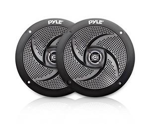 Altavoces Marinos Impermeables de bajo Perfil, 100 W, 4 Pulgadas, 2 vías, 1 par, Estilo Delgado, Impermeable y Resistente a la Intemperie, Sistema de Sonido estéreo de Audio para Exteriores, para
