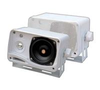 Altavoces marinos Pyle PLMR24 de 3,5" y 200 W, de 3 vías, resistentes a la intemperie para exteriores (par)