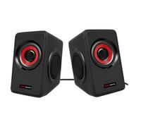 Altavoces Mars Gaming MS1/ 10W/ 2.0/ Rojos
