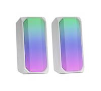 Altavoces Mars Gaming MSRGB 2.0 Bluetooth RGB Blancos