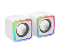 Altavoces Mars Gaming RGB Compacto 8W 2.0 Blancos