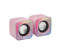 Altavoces Mars Gaming RGB Compacto 8W 2.0 Rosa