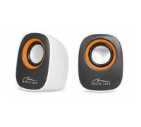 Altavoces Media-Tech 2 vías Alámbricos 6 W Negro y Blanco con conector 3,5 mm