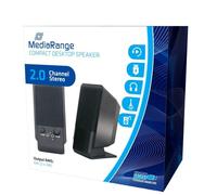 Altavoces MediaRange 2.0 Alámbricos 6W con alimentación USB y entrada auxiliar