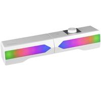 Altavoces - Barra de Sonido con Bluetooth Mars Gaming MSDUO/ 15W/ 2.0/ Blancos