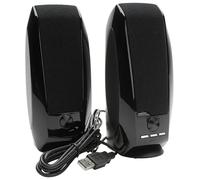 Altavoces Multimedia USB para PC, 1.2 vatios, diseño Negro - Ideales para Audio en Videojuegos, música y Contenido Multimedia.