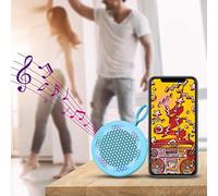 Altavoces Niños Altavoz inalámbrico con Exterior Incorporado para la Familia Micrófono portátil Adecuado Llamada de Altavoz portátil Uso de Bluetooth Altavoz de Playa Altavoces (Blue, One Size)