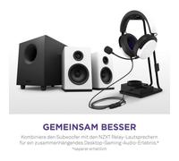 Altavoces NZXT Subwoofer 140W con control de fase y frecuencia ajustable