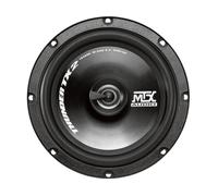 MTX Juego de Altavoces Coaxiales para Coche, Thunder TX2 265C, 2 vías de 6,5", 260W, Sensibilidad de 92'5 db, Suspensión de Goma, Negro