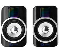 Altavoces para juegos XYAGOS RGB 2x15W USB (Negro) - NEDIS