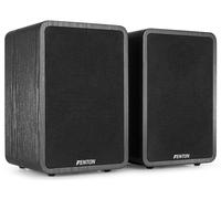 Fenton SHFB65 - Conjunto de Altavoces pasivos de estantería de 6,5 Pulgadas, 200 vatios, woofer de 6,5", Tweeter de 3", pies de Goma Antideslizantes, terminales de Tornillo, Ideal para HiFi estéreo