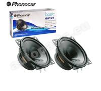 Kit 2 Altavoces Phonocar Bicono 100mm Posteriores para Opel Corsa E, Negro