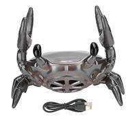 Altavoces portátiles, 2 en 1, soporte en forma de cangrejo, soporte para teléfono móvil, altavoz Bluetooth, altavoz envolvente de 360 grados, regalos del día del niño (gris), #4