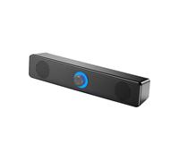 Altavoces portátiles con cable HIFI para cine en casa, barra de sonido estéreo de graves, subwoofer USB, compatible con ordenador, TV y teléfono.