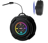 Altavoces portátiles, Dispositivo portátil Impermeable, Altavoz de Ducha con Luces, para Familiares, Amigos, Camping, Piscina, Senderismo, natación