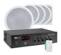 Altavoces Power Dynamics Amplificador PDM45 Bluetooth 100V con 10 altavoces de techo