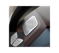 Altavoces Puerta Cubierta para Nissan para Rogue para X-Trail T33 2022 2023 Cubierta Decorativa Altavoces Puertas Coche Arañazos Embellecedor Altavoz Estéreo Audio(D-Dashboard Silver)