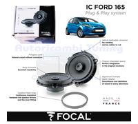 Altavoces Traseros FOCAL Plug Y Play IS FORD 165 Para FORD FIESTA VII