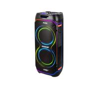 Altavoces Trevi Para Fiestas Inalámbricos 200W Bluetooth USB Iluminación LED Giratoria