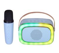 Altavoces Trevi Portátiles Bluetooth 10W USB-C batería LED y micro