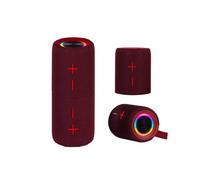 Altavoces Trevi Portátiles Estéreo Inalámbricos 20W USB-C IPX5 LED Rojo