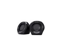 Trust Polo Altavoces PC 2.0 Compactos 8W (4W RMS), Conexión Audio Jack 3,5 mm, Alimentación USB, Control de Volumen, Pequeño Altavoz, Altavoces para PC Portátil, Ordenador - Negro