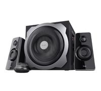 Trust Tytan 2.1 Sistema de Altavoces con 120 W de Potencia Máxima, Altavoz Alámbrico, Speaker con Subwoofer para PC, Ordenador Portátil, Smart TV, Smartphone, Tableta - Negro