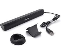 Altavoces USB Computadora,Mini Altavoz Barra de Sonido Alimentación USB Computadora,Audio Stéreo Altavoces Computadora con base de pie y clip para Tablet PC PS4 Contador de Salidas etc - Plug and Play